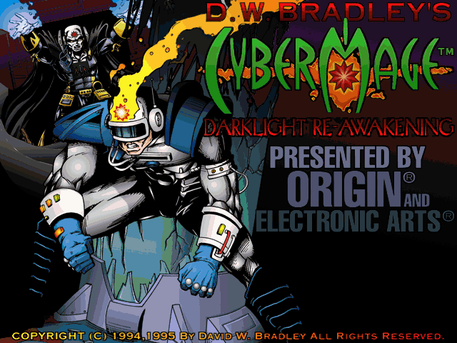 Edited CyberMage title art with the Darklight Re-Awakening subtitle